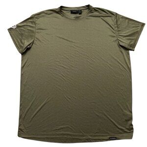 Truewerk T-Shirt Mens Size 2XL Short Sleeve Performance Stretch Work Army Green